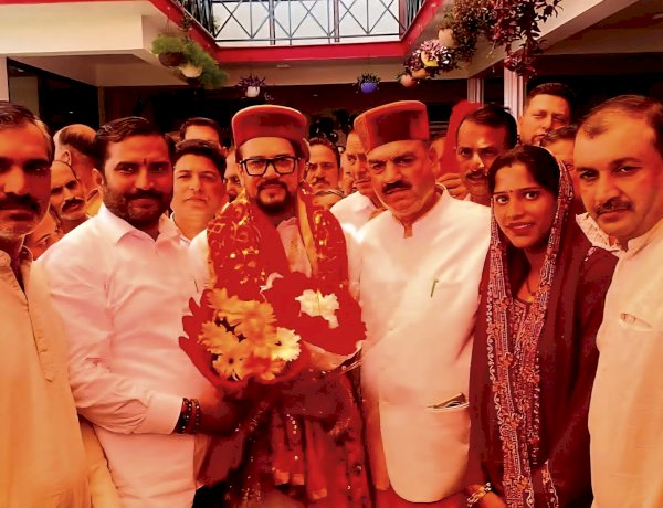 मोदी सरकार के गौरवमयी 12 वर्ष पूर्ण होने पर भोरंज विधानसभा में अनुराग सिंह ठाकुर का विशेष जनसंपर्क अभियान