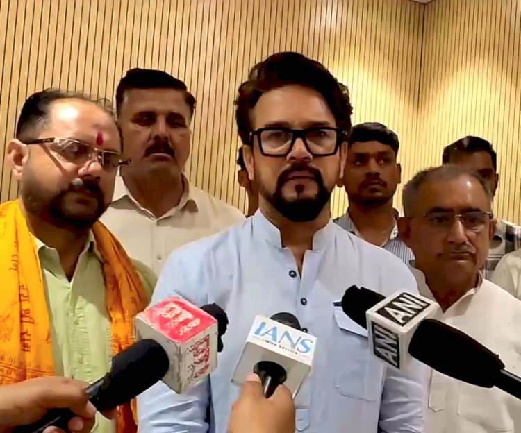 अनुराग सिंह ठाकुर ने होर्मुज में युवा नाविक आदित्य शर्मा  के निधन पर जताया शोक