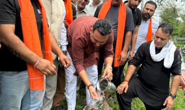 विधायक आशीष शर्मा ने बल्ह बूथ पर किया पौधारोपण भाजपा किसान मोर्चा के पौधरोपण अभियान का हुआ शुभारंभ
