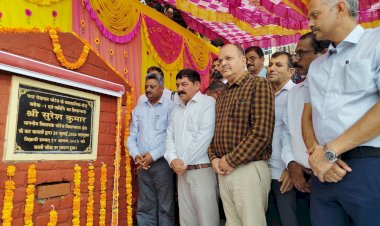 विधायक सुरेश कुमार ने बस्सी में किया व्यावसायिक केंद्र का शिलान्यास