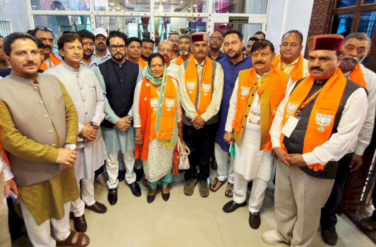 मोदी सरकार की जनकल्याणकारी योजनाओं को घर-घर पहुंचाना संगठन का प्रथम दायित्व: अनुराग सिंह ठाकुर