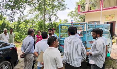 एडीसी ने भोरंज में योजनाओं की समीक्षा की, विकास कार्यों का निरीक्षण भी किया