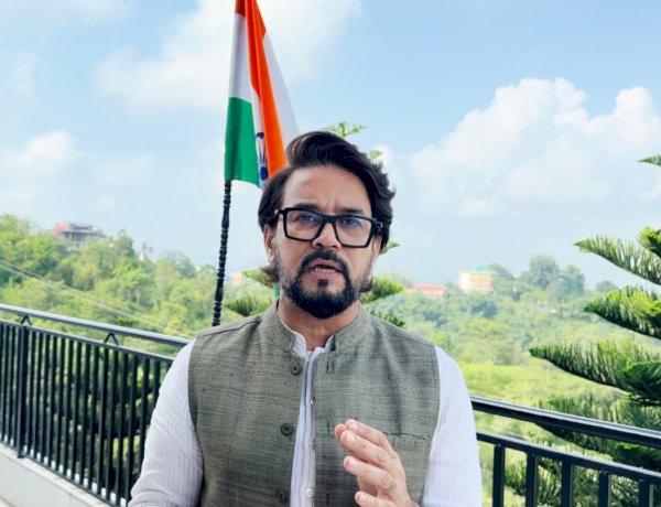 वंदे मातरम् के सम्मान पर भी कांग्रेस की राजनीति दुर्भाग्यपूर्ण: अनुराग सिंह ठाकुर