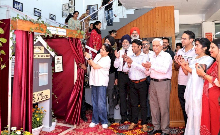 शूलिनी विवि में पढ़ने, और सस्टेनेबिलिटी को बढ़ावा देने के लिए 'बुक नुक' पहल शुरू की गई