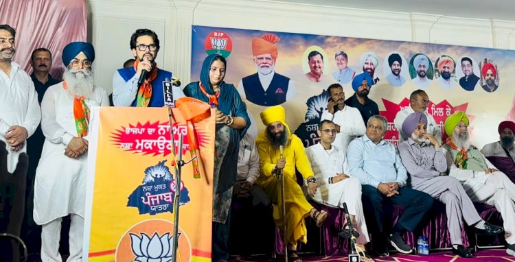 पंजाब को नशामुक्त बनाकर ही देश के युवाओं का भविष्य सुरक्षित किया जा सकता है : अनुराग सिंह ठाकुर
