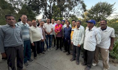 गांव नारा में लगेंगी सोलर लाइटें, लिंक रोड को किया जाएगा पक्का : सुनील शर्मा बिट्टू