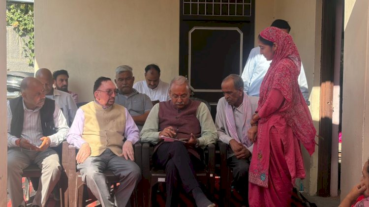 गांव साहनवीं में महिला मंडल भवन, हैंडपंप और पक्का रास्ता बनाया जाएगा : सुनील शर्मा बिट्टू